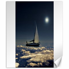 Navigating Trough Clouds Dreamy Collage Photography Canvas 20  X 24  (unframed) by dflcprints