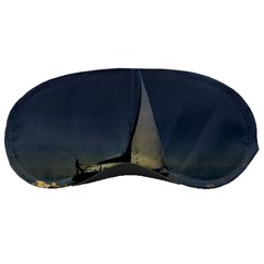 Navigating Trough Clouds Dreamy Collage Photography Sleeping Mask by dflcprints