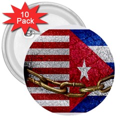 United States And Cuba Flags United Design 3  Button (10 Pack) by dflcprints