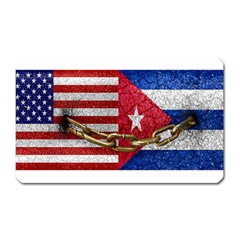 United States And Cuba Flags United Design Magnet (rectangular) by dflcprints