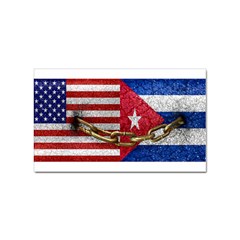 United States And Cuba Flags United Design Sticker 10 Pack (rectangle) by dflcprints