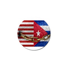 United States And Cuba Flags United Design Golf Ball Marker 4 Pack by dflcprints