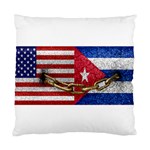 United States and Cuba Flags United Design Cushion Case (Single Sided)  Front