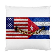 United States And Cuba Flags United Design Cushion Case (two Sided)  by dflcprints