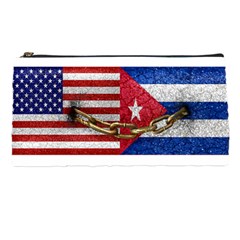 United States And Cuba Flags United Design Pencil Case by dflcprints