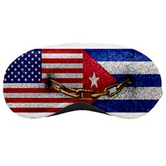 United States And Cuba Flags United Design Sleeping Mask