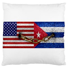 United States And Cuba Flags United Design Standard Flano Cushion Case (one Side) by dflcprints