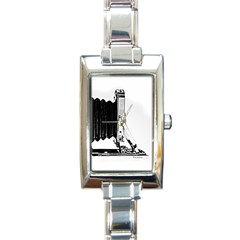 Polaroid Profile Square Watch Rectangular Italian Charm Watch by KellyHazelArt