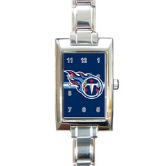 Tennessee Titans National Football League Nfl Teams Afc Rectangular Italian Charm Watch by SportMart