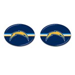 San Diego Chargers National Football League Nfl Teams Afc Cufflinks (Oval) Front(Pair)