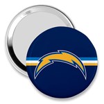 San Diego Chargers National Football League Nfl Teams Afc 3  Handbag Mirror Front