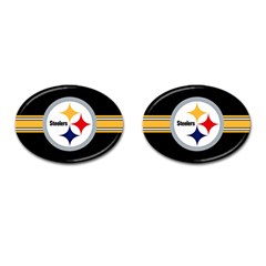 Pittsburgh Steelers National Football League Nfl Teams Afc Cufflinks (oval) by SportMart