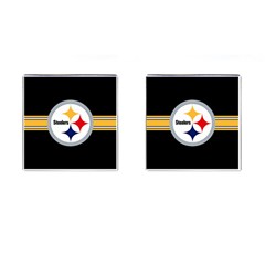 Pittsburgh Steelers National Football League Nfl Teams Afc Cufflinks (square) by SportMart