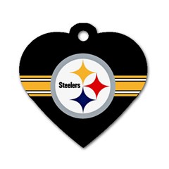 Pittsburgh Steelers National Football League Nfl Teams Afc Dog Tag Heart (one Sided)  by SportMart