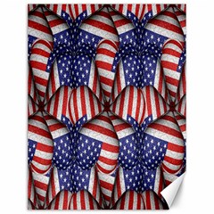 Modern Usa Flag Pattern Canvas 12  X 16  (unframed) by dflcprints