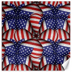 Modern Usa Flag Pattern Canvas 16  X 16  (unframed) by dflcprints