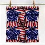 Modern Usa Flag Pattern Face Towel Front