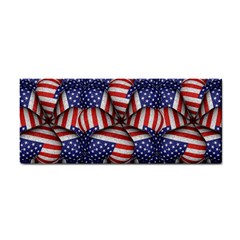 Modern Usa Flag Pattern Hand Towel by dflcprints