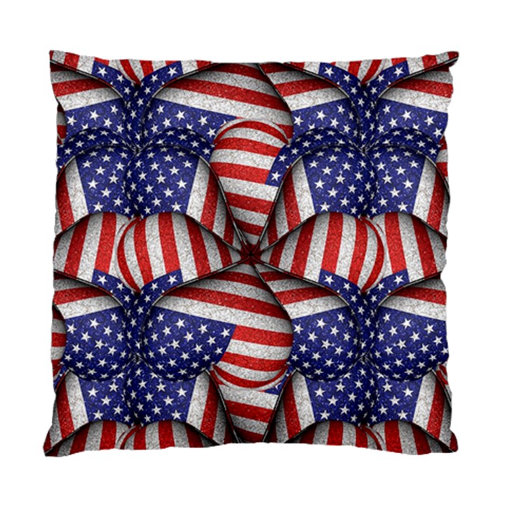 Modern Usa Flag Pattern Cushion Case (Single Sided) 