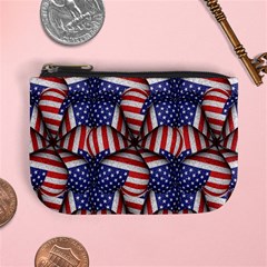 Modern Usa Flag Pattern Coin Change Purse by dflcprints