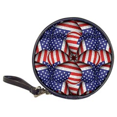 Modern Usa Flag Pattern Cd Wallet