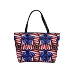 Modern Usa Flag Pattern Large Shoulder Bag Front