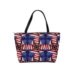 Modern Usa Flag Pattern Large Shoulder Bag Back