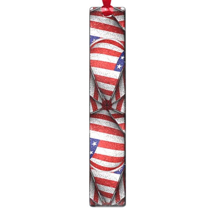 Modern Usa Flag Pattern Large Bookmark