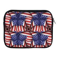 Modern Usa Flag Pattern Apple Ipad Zippered Sleeve by dflcprints