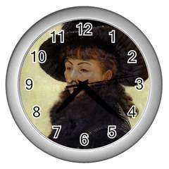 Kathleen Anonymous Ipad Wall Clock (silver) by AnonMart