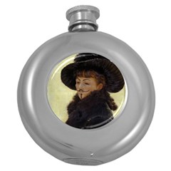 Kathleen Anonymous Ipad Hip Flask (round)