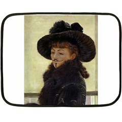 Kathleen Anonymous Ipad Mini Fleece Blanket (two Sided)