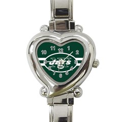 New York Jets National Football League Nfl Teams Afc Heart Italian Charm Watch 