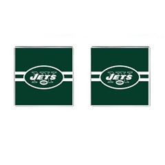 New York Jets National Football League Nfl Teams Afc Cufflinks (square) by SportMart