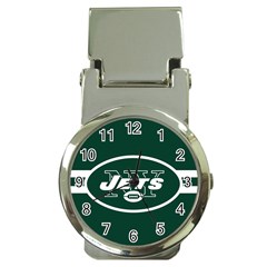 New York Jets National Football League Nfl Teams Afc Money Clip With Watch by SportMart