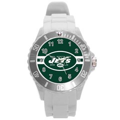 New York Jets National Football League Nfl Teams Afc Plastic Sport Watch (large)