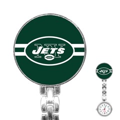 New York Jets National Football League Nfl Teams Afc Stainless Steel Nurses Watch by SportMart