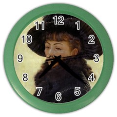 Kathleen Anonymous - James Tissot, 1877 Color Wall Clock