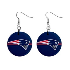 New England Patriots National Football League Nfl Teams Afc Mini Button Earrings