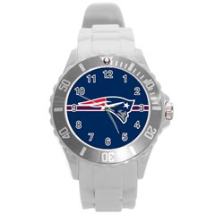 New England Patriots National Football League Nfl Teams Afc Plastic Sport Watch (large) by SportMart