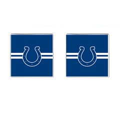 Indianapolis Colts National Football League Nfl Teams Afc Cufflinks (square) by SportMart