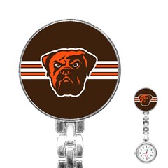 Cleveland Browns National Football League Nfl Teams Afc Stainless Steel Nurses Watch