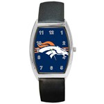 Denver Broncos National Football League Nfl Teams Afc Tonneau Leather Watch Front