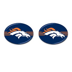 Denver Broncos National Football League Nfl Teams Afc Cufflinks (oval) by SportMart