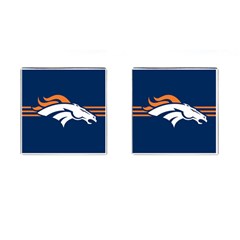 Denver Broncos National Football League Nfl Teams Afc Cufflinks (square) by SportMart