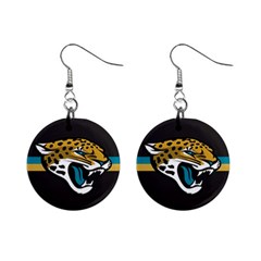 Jacksonville Jaguars National Football League Nfl Teams Afc Mini Button Earrings