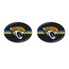 Jacksonville Jaguars National Football League Nfl Teams Afc Cufflinks (oval) by SportMart