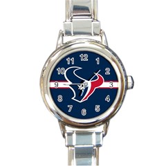 Houston Texans National Football League Nfl Teams Afc Round Italian Charm Watch