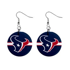 Houston Texans National Football League Nfl Teams Afc Mini Button Earrings