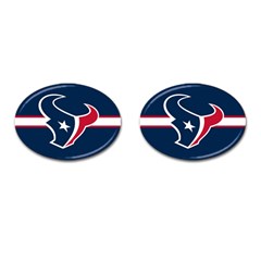 Houston Texans National Football League Nfl Teams Afc Cufflinks (oval) by SportMart